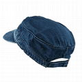 Wholesale Distressed Washed Cotton Cadet Army Baseball Cap Denim Hat 