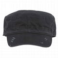 Wholesale Distressed Washed Cotton Cadet Army Baseball Cap Denim Hat 