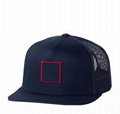 Trucker mesh caps organic snapback hats brim inserts plastic outdoor sport hat