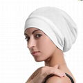 Women Sleep Hat Satin Lined Bonnet Beanie Premium Satin Silk Lined Beanie Hat 