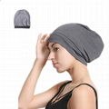 Women Sleep Hat Satin Lined Bonnet Beanie Premium Satin Silk Lined Beanie Hat 