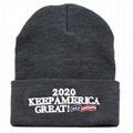 Wholesale Acrylic Beanie With Embroidery Logo Exclusive 3D Trump Skull Knit Bean