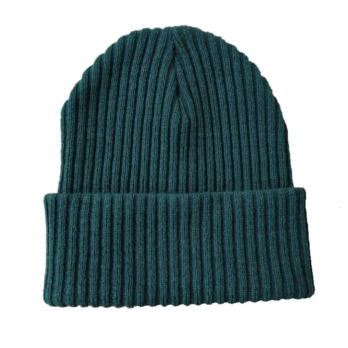 Factory Directly Sale Winter Custom Beanie Knit Warm Beanie Leather Patch 4