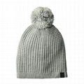 Wholesale Custom Label Beanies Women's Favorite Waffle Knit Pom Beanie