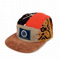 Different african print 5 panel hats custom winter corduroy trucker hat no mesh 