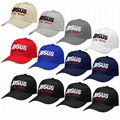 Custom Cotton Religious Baseball Cap Embroidered Jesus Is My Boss Christian Hat