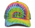 All Over Tie Dye Print Baseball Cap Adjustable Twill Cotton Sports Dad Hat