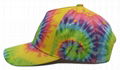 All Over Tie Dye Print Baseball Cap Adjustable Twill Cotton Sports Dad Hat