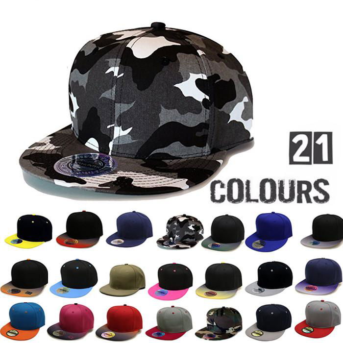 Wholesale Gradient color snapback cap sticker 6 panel trucker hat sports caps