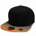 Wholesale Gradient color snapback cap sticker 6 panel trucker hat sports caps 4