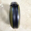 6.5 foot 2m Black and Yellow PVC Floor Cord Cover Cable Cover Cable Protector 3