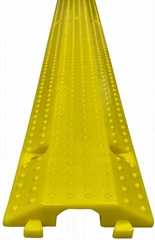 Mini 1 Channel Plastic Cable Cover  Yellow