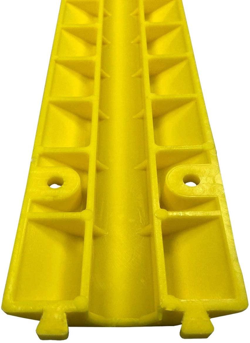 Mini 1 Channel Plastic Cable Cover Yellow LSC004 LINGSHI (China