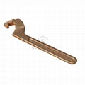 Non-sparking Adjustable hook wrench No.1104