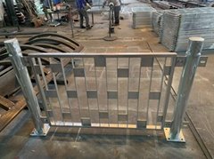 香港 鉛水馬路欄河,護欄, 圍欄, Metal railing 鐵器工程.