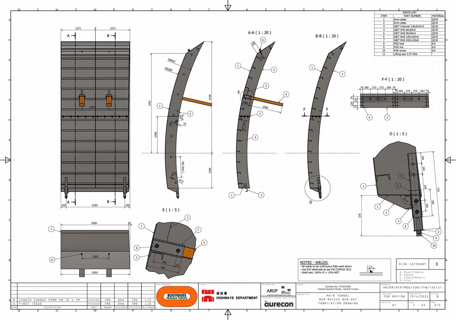 HK Highways Department iron formwork stone shit formwork cement fixed formwork 5