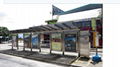 Hong Kong Bus station shelter pavilion pavilion stainless steel works iron works