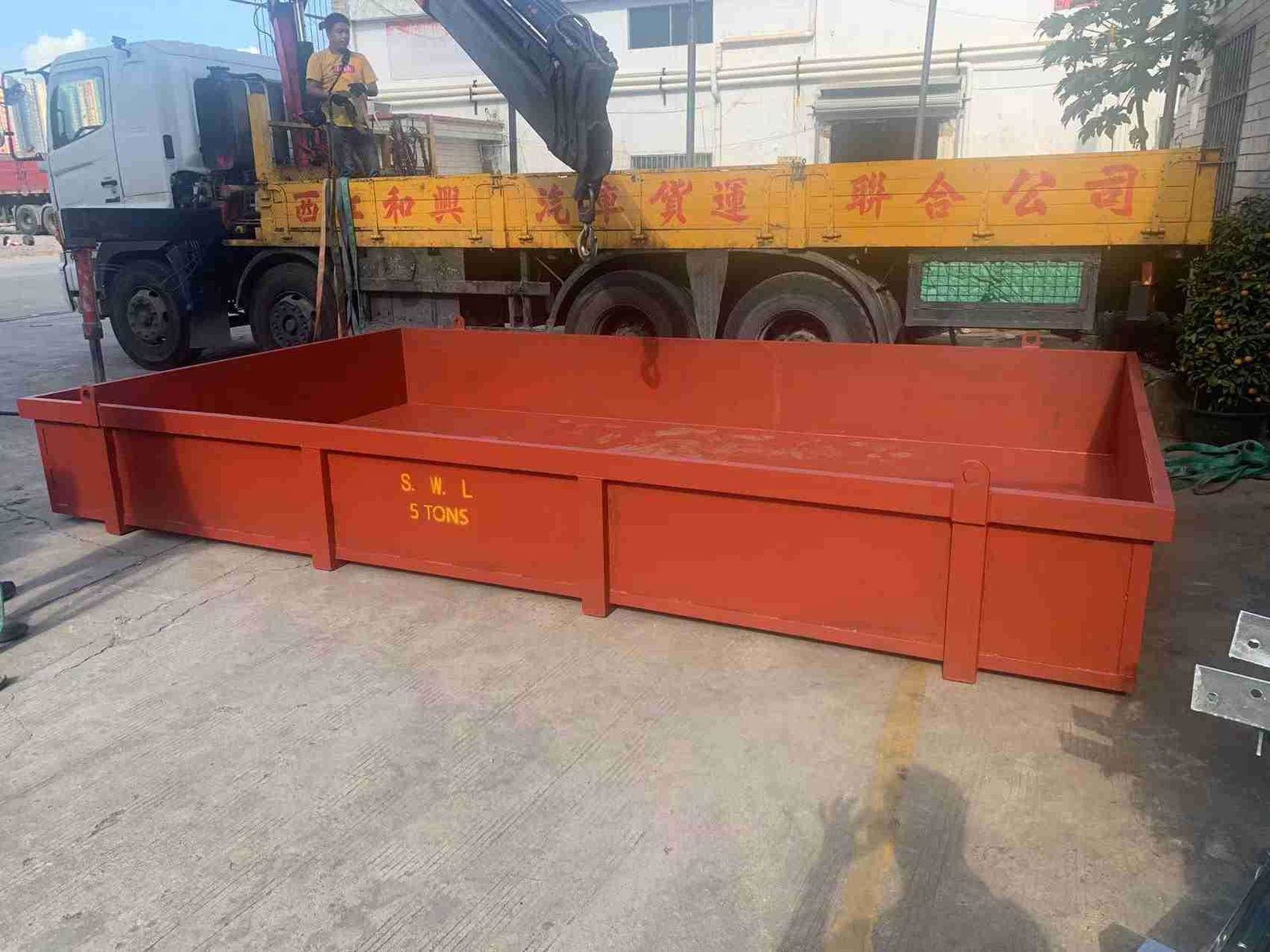 Hong Kong Garbage bucket/stone arrow bucket/Concrete bucket/Environmental bucket 3