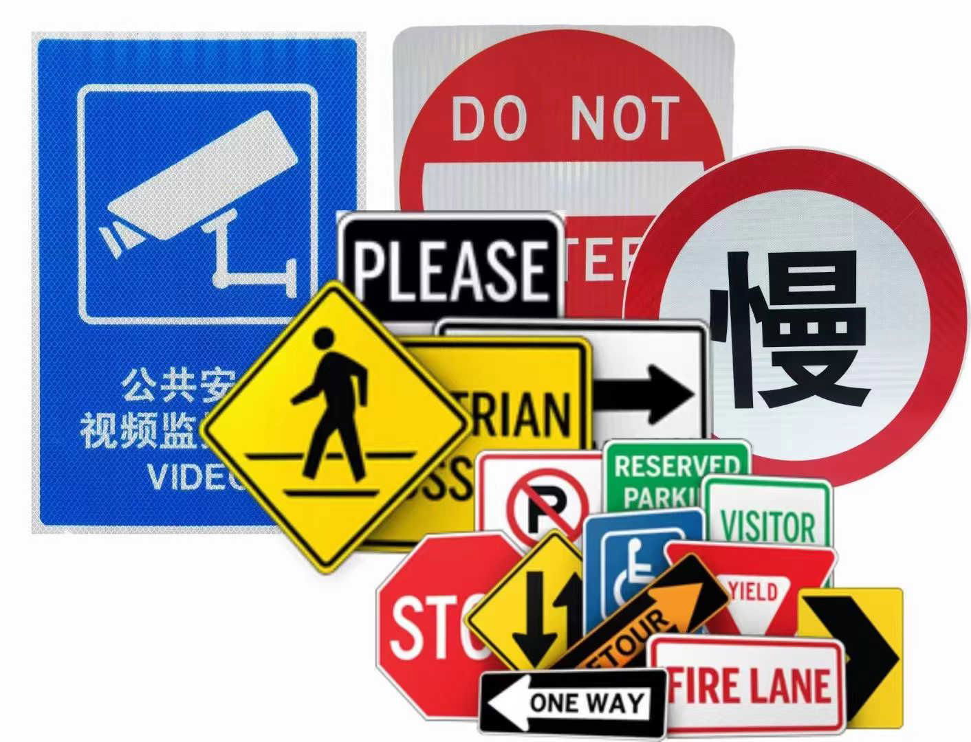 Hong Kong road signs Safety warning signs Road construction signs 5