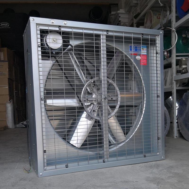 九洲普惠JS方形负压风机 工业排风扇网吧厂房养殖换气通风排风机