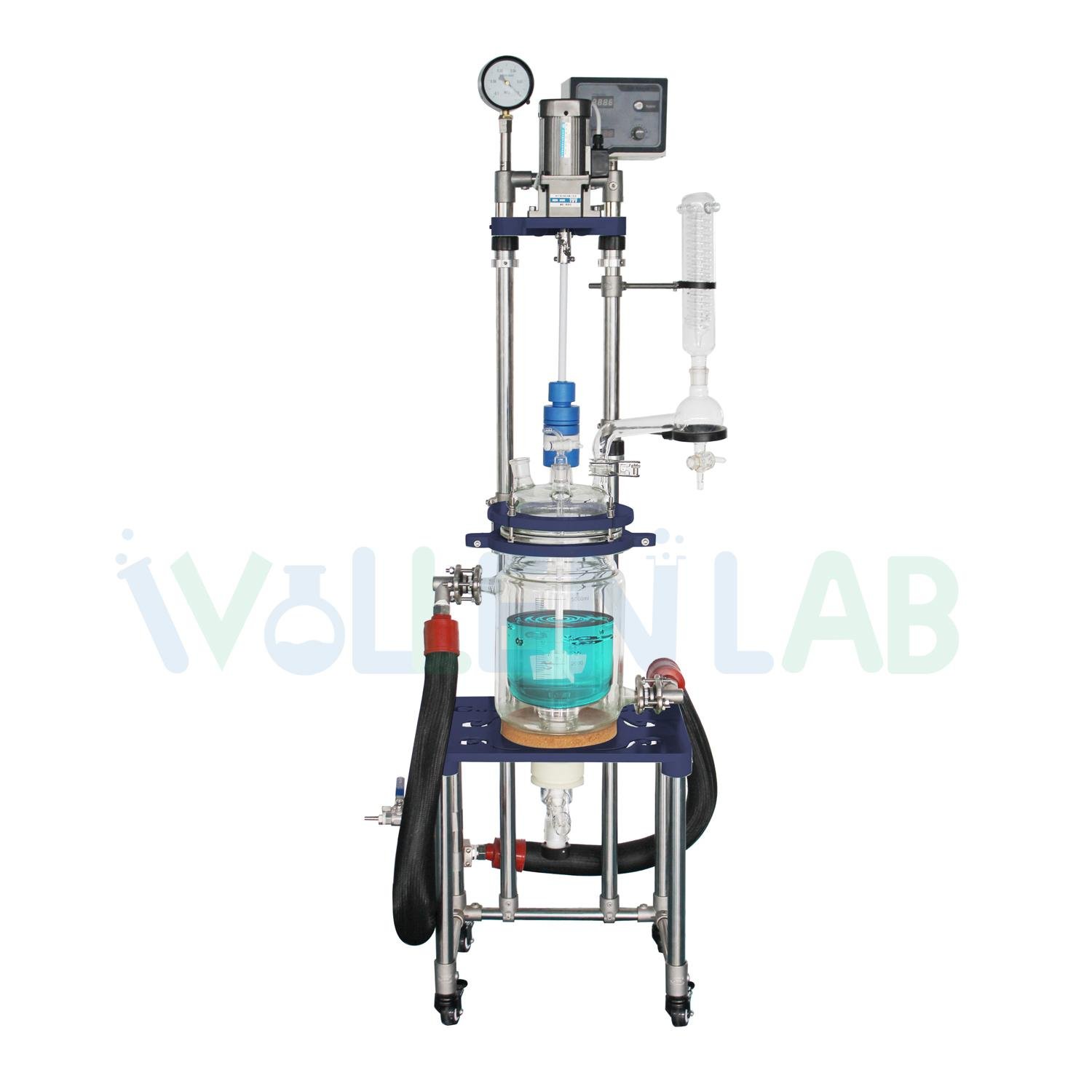 5L Jacketed Glass Reactor
