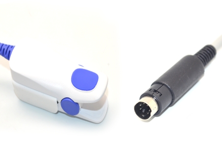 Biosys BPM300 finger clip spo2 sensor,6pin spo2 pulse oximeter spo2 probe