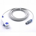 Biocare PM-900 Adult Finger clip spo2 sensor,6pin 40 degree spo2 probe  2