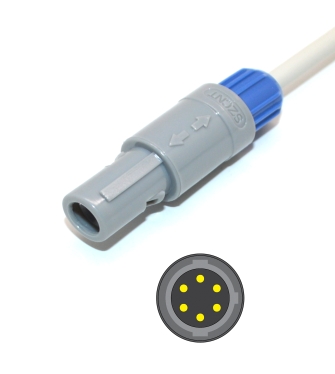 Choice digital 6000DP infant silicone Spo2 sensor,6pin pulse oximeter spo2 probe 8