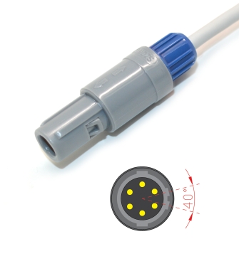 Contec Adult finger clip spo2 sensor,6pin 40 degree spo2 probe 3