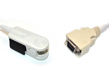 Colin/Omron BP88S adult finger silicone soft spo2 sensor pulse oximeter 4