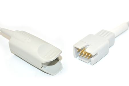 Meditronic-Physio Control lifepack12 reusable spo2 sensor,DB9pin spo2 probe 4