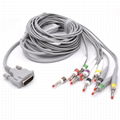 M1700A M1771A M01772A M2662A One-piece Series EKG Cable With Leads for Philips 1