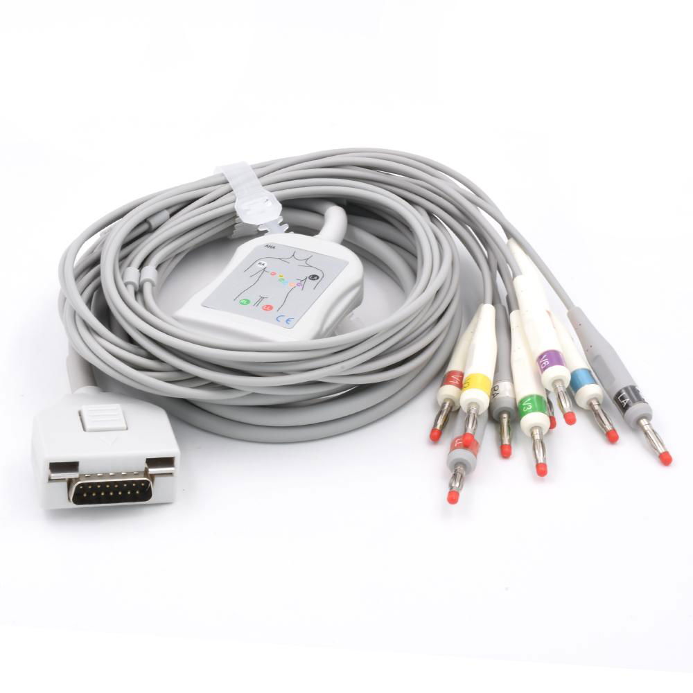 Fukuda ME KP-500 Compatible Direct-Connect EKG Cable