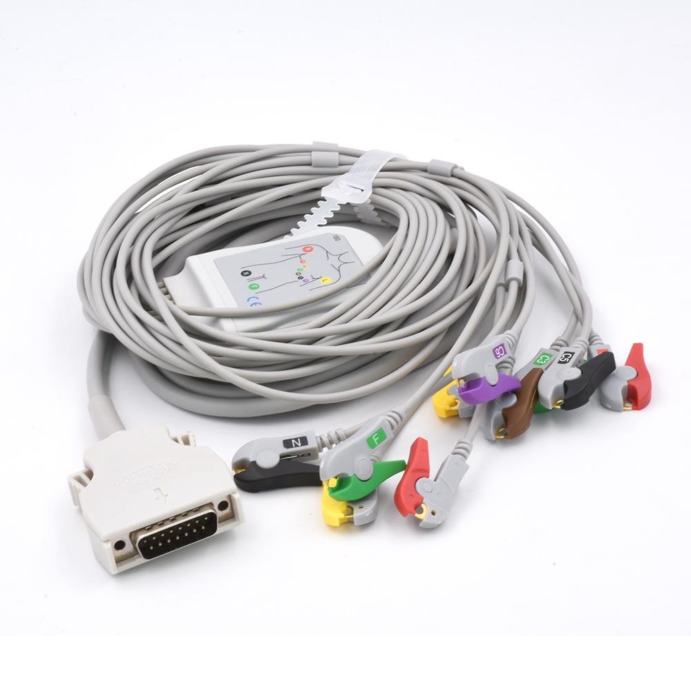 Mortara > Burdick  E350 Compatible Direct-Connect EKG Cable