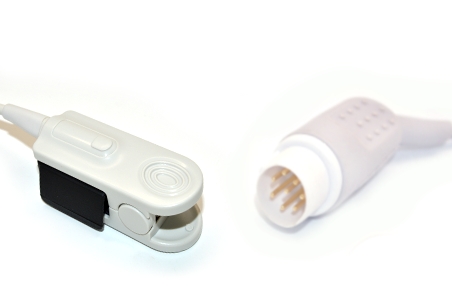 MEK round 8pin compatible spo2 sensor spo2 pulse oximeter for patient monitor 3