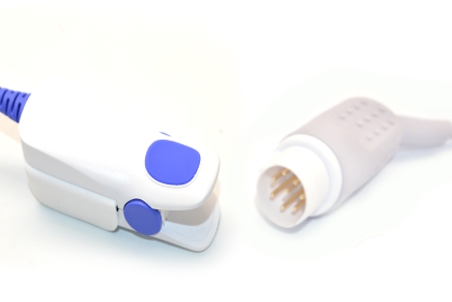 MEK round 8pin compatible spo2 sensor spo2 pulse oximeter for patient monitor 5