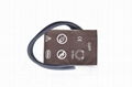 Neonatal blood pressure cuff with double tube