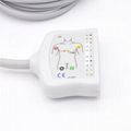 Philips M1770A/M1771A Compatible EKG Trunk Cable  4
