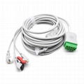 Direct-Connect ECG Cable 3 lead Compatible GE Healthcare > Marquette-2021141-001 1