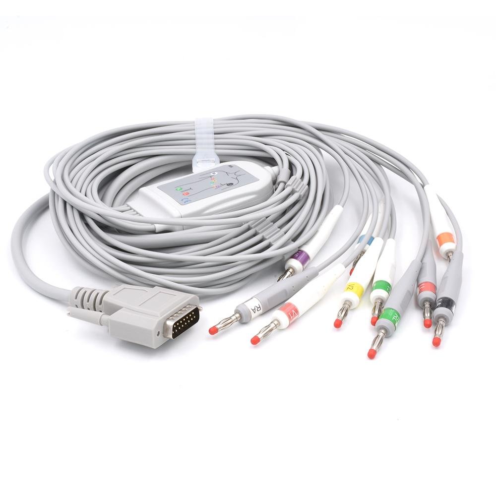 Carewell 1101 Compatible Direct-Connect EKG Cable 