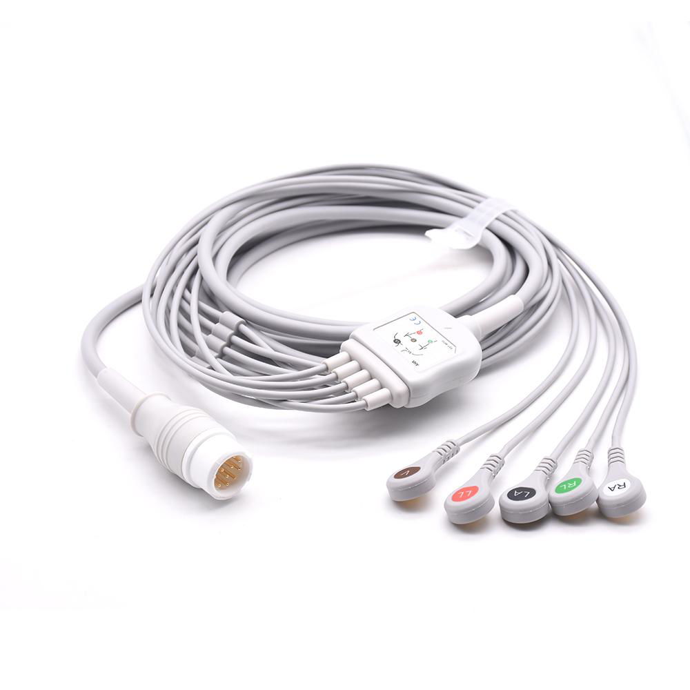 Philips Compatible Direct-Connect ECG Cable - M1736A