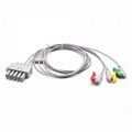 ECG Leadwires 3 Leads Grabber  Compatible Siemens  1