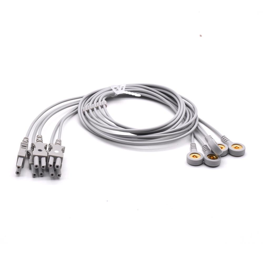 Spacelabs Compatible ECG Leadwire 5 Leads Snap - 700-0007-08
