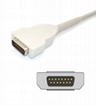 GE  Marquette MAC 100 Compatible Direct-Connect EKG Cable ,IEC,Clip type