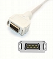 Compatible  Fukuda Denshi CardiMax FX-7102 EKG Cable,IEC,DIN 3.0 