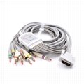 Schiller IEC,Banana 4.0 Standard for AT10, AT10 Plus Compatible EKG Cable