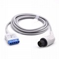 AAMI Compatible Din Style ECG Trunk Cable for 5 Lead