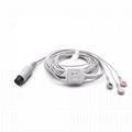 AAMI Compatible One-piece ECG Cable with