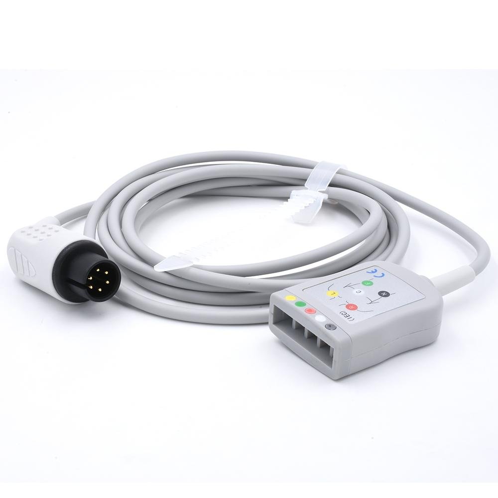 AAMI Compatible ECG Trunk Cable for 5 Lead IEC 2