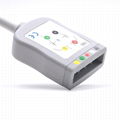 AAMI Compatible ECG Trunk Cable for 5 Lead IEC 4